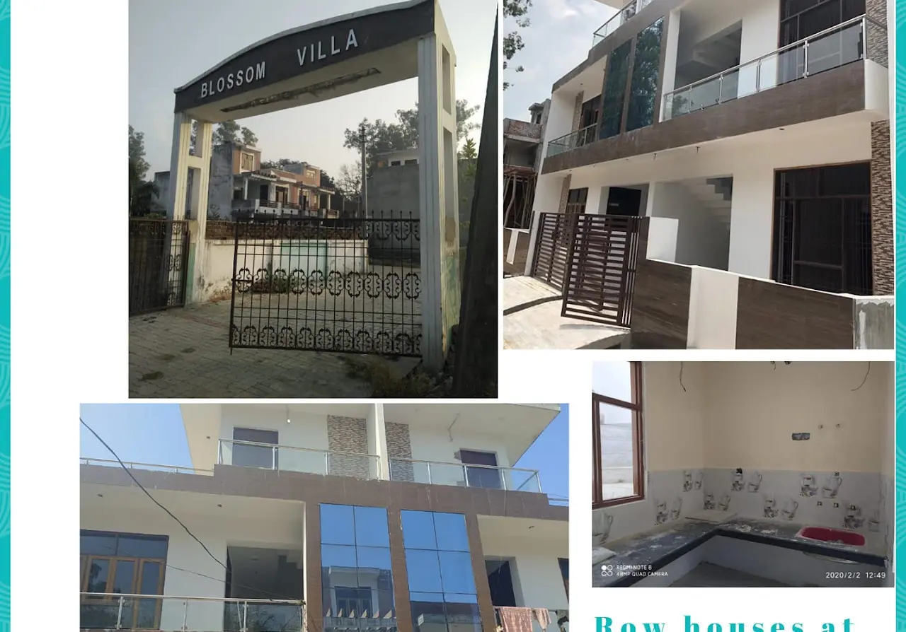 Completed duplex homes at the earlier Blossom Villa project